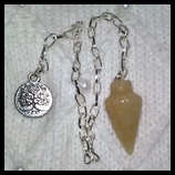 Pendule en pierre naturelle bleige