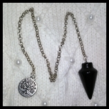 Pendule en pierre naturelle noir